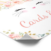 Kaarten & cadeautjes / Blush Floral Bunny Rabbit P Poster (Hoek)