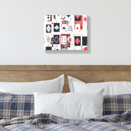 Kaarten Canvas Afdruk (Insitu (Slaapkamer))