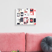 Kaarten Canvas Afdruk (Insitu (Woonkamer))