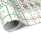 Kaarten Casino Gambling Poker Cadeaupapier (Rol Hoek)