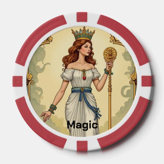 Kaarten Door James Michael Miller Poker Chips (Voorkant)