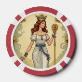 Kaarten Door James Michael Miller Poker Chips (Achterkant)