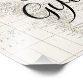 Kaarten en Baby shower voor schenkingen Foto Afdruk (Hoek)