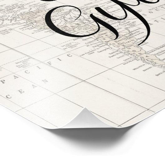 Kaarten en Baby shower voor schenkingen Foto Afdruk (Hoek)