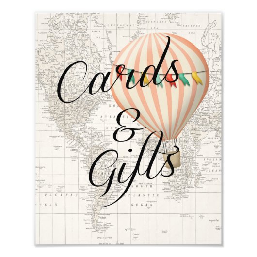 Kaarten en Baby shower voor schenkingen Foto Afdruk (Voorkant)