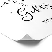 Kaarten en cadeaubonen Olive Leaf Greenery Sign Poster (Hoek)