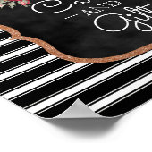 Kaarten en cadeaubonnen | ChalkboardRozen Poster (Hoek)