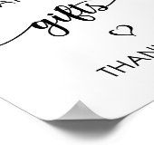 Kaarten en cadeaubonnen poster (Hoek)