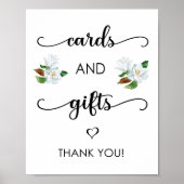 Kaarten en cadeaubonnen poster (Voorkant)