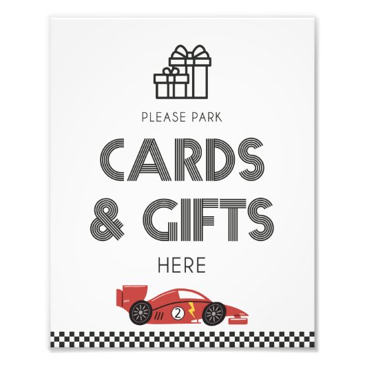 Kaarten en cadeaubonnen voor autopartijen foto afdruk (Voorkant)