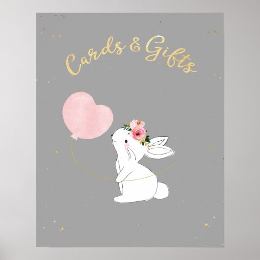 Kaarten en cadeaubonnen voor Baby showers Poster (Voorkant)