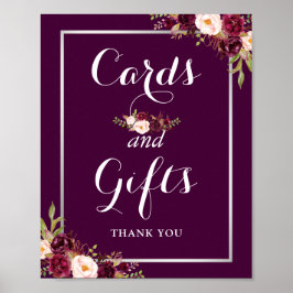 Kaarten en cadeaubonnen voor weddenschappen Plum P Poster