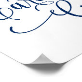 Kaarten en cadeaubonnen voor weddenschappen - Typo Poster (Hoek)