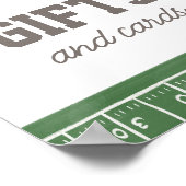 Kaarten en cadeaubonzen van de Birthday-football Poster (Hoek)