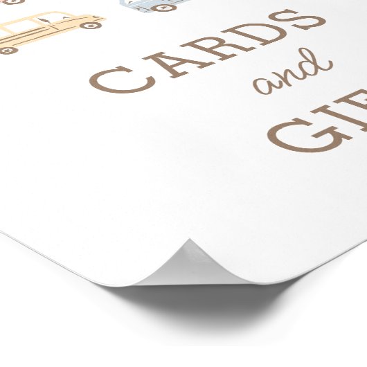 Kaarten en cadeauborden van de Birthday Party voor Poster (Hoek)