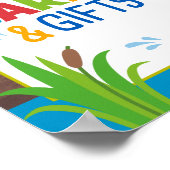 Kaarten en cadeauborden Vist het grote Poster (Hoek)