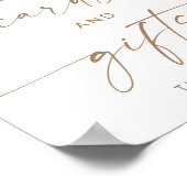 Kaarten en Cadeaubordje | Boho Gender onthulling Poster (Hoek)