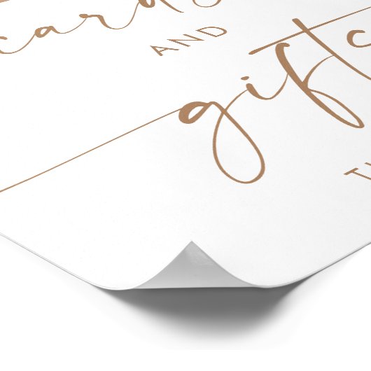 Kaarten en Cadeaubordje | Boho Gender onthulling Poster (Hoek)