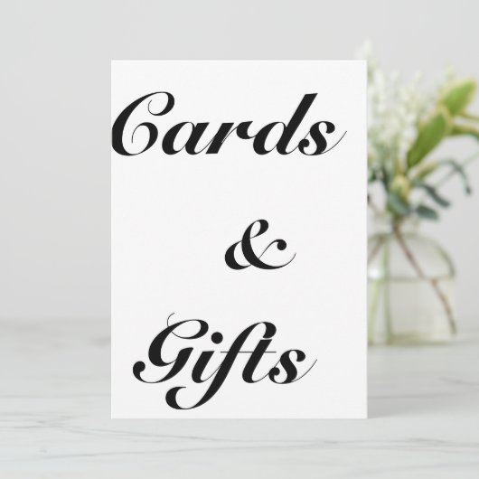 Kaarten en cadeaukaarten (Staand voorkant)