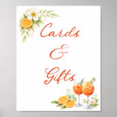 Kaarten en cadeaus Aperol Spritz Bruidsfeest Poster (Voorkant)