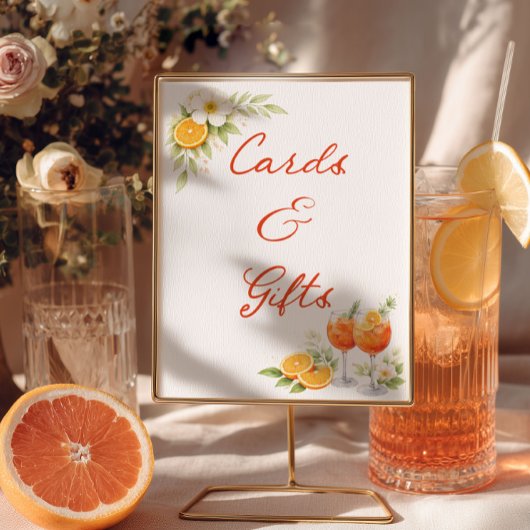Kaarten en cadeaus Aperol Spritz Bruidsfeest Poster