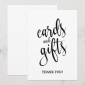 Kaarten en Cadeaus Betaalbare kalligrafie bord (Voorkant / Achterkant)