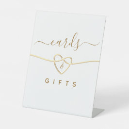 Kaarten en Cadeaus Bruiloft Tafel Sign Reclamebord Met Voetstuk