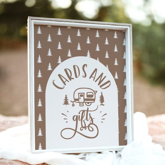 Kaarten en cadeaus Capming One Happy Camper Poster