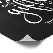 Kaarten en cadeaus Chalkcoard 8x10 bruiloft Poster (Hoek)