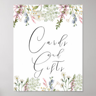 Kaarten en Cadeaus   Chic Wildflower Poster