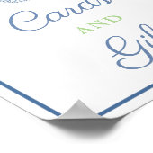 Kaarten en cadeaus Chinoiserie Chic Baby Shower Fe Poster (Hoek)