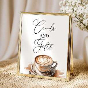 Kaarten en Cadeaus Coffee Baby Shower  Poster