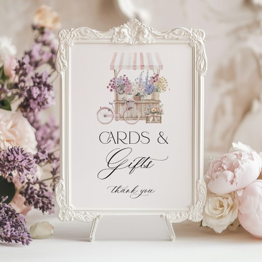 Kaarten en cadeaus Elegant Van de Markt Poster