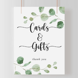 Kaarten en Cadeaus Groen Genoegen Eucalyptus Bord Poster