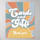 Kaarten en Cadeaus Groovy Retro Zonneschijn Baby S Poster (Voorkant)