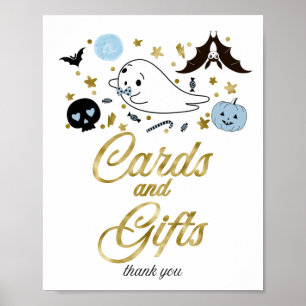 Kaarten en Cadeaus Halloween Jongen Baby Shower Bo Poster