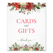 Kaarten en Cadeaus Kerstbord Foto Afdruk (Voorkant)