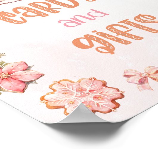 Kaarten en cadeaus Kleine Cookie Kerstdag Poster (Hoek)