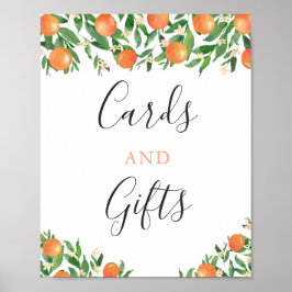 Kaarten en cadeaus Little Cutie Baby Shower bordje Poster
