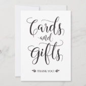 Kaarten en cadeaus Modern trouwbord (Voorkant)