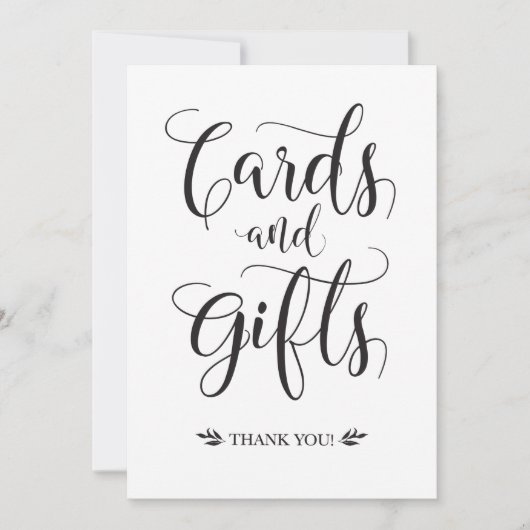 Kaarten en cadeaus Modern trouwbord (Voorkant)