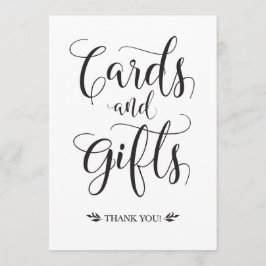 Kaarten en cadeaus Modern trouwbord