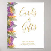 Kaarten en cadeaus oktober verlaten Vrijgezellenfe Poster (Voorkant)