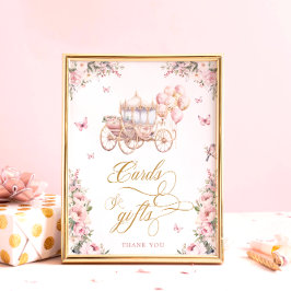 Kaarten en Cadeaus Prinses Carriage Verjaardagsfee Poster