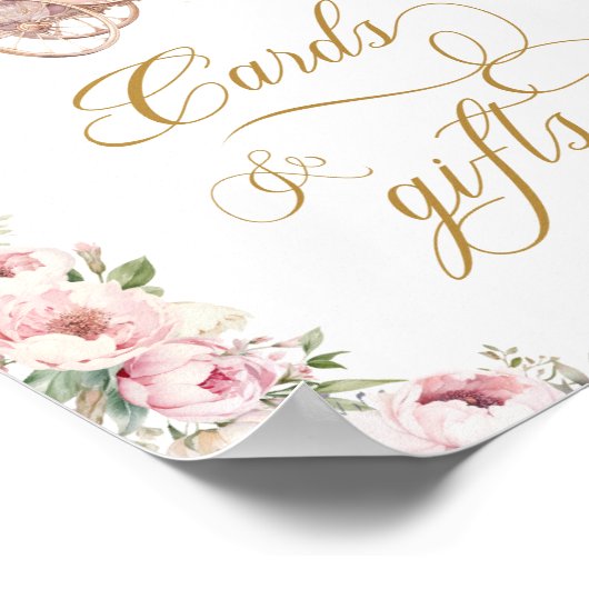 Kaarten en Cadeaus Prinses Carriage Verjaardagsfee Poster (Hoek)