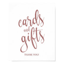 Kaarten en Cadeaus Roze Goud Glitter Huwelijksbord