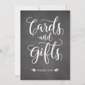 Kaarten en Cadeaus Rustieke Huwelijksbord (Voorkant)