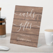 Kaarten en cadeaus Rustieke schuur houten handteke Reclamebord Met Voetstuk (Insitu)