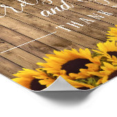 Kaarten en cadeaus | Rustige zonnebloempitten Poster (Hoek)