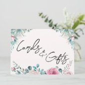 Kaarten en cadeaus signage (Staand voorkant)